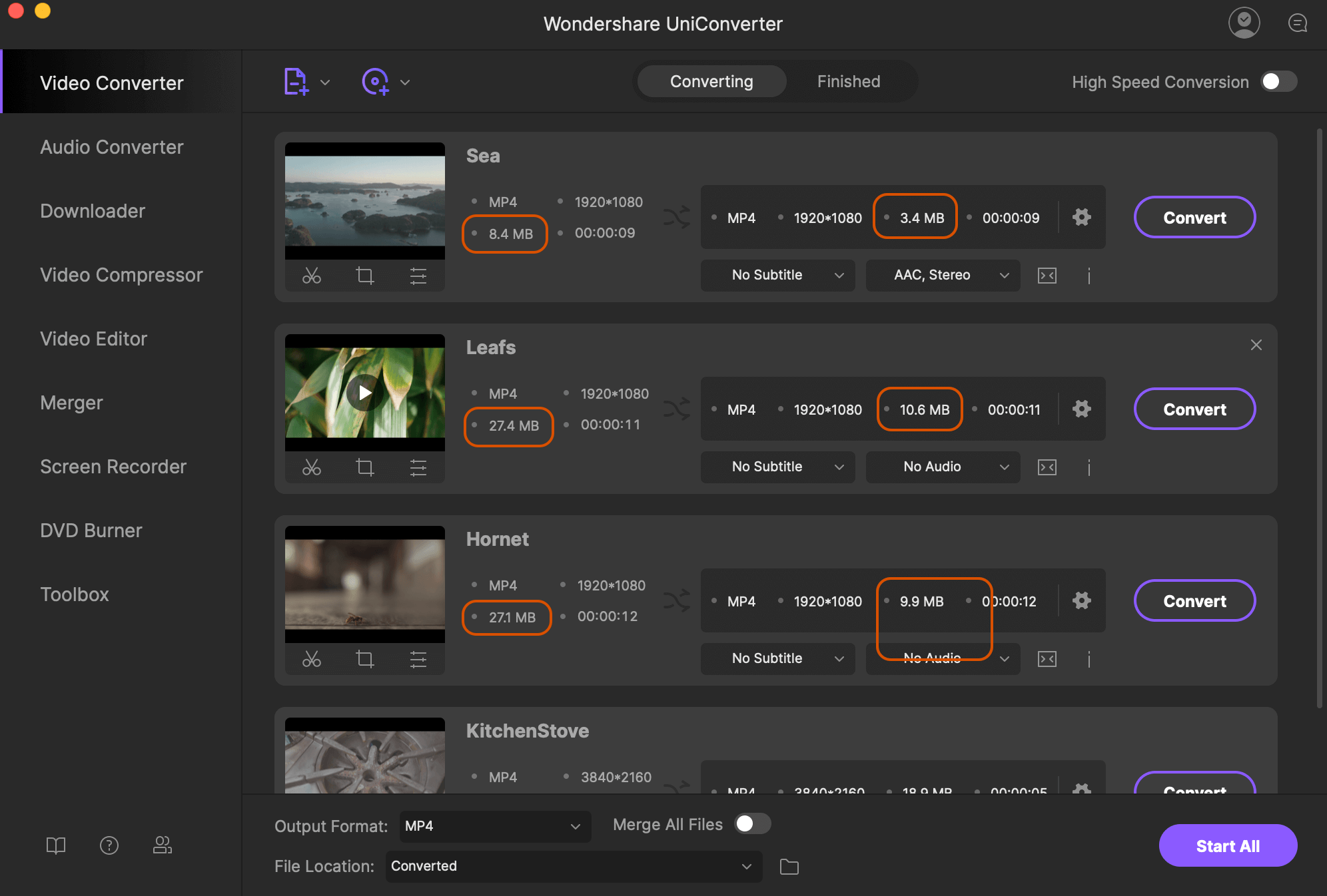 Make MP4 file smaller