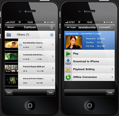 Lecteur MP4 pour iOS