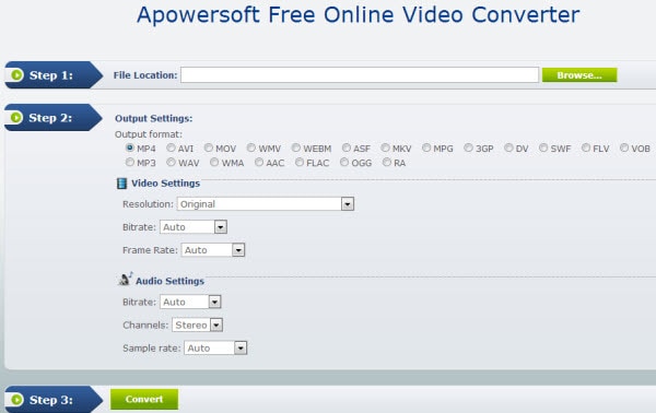 Apowersoft free Mac video converter