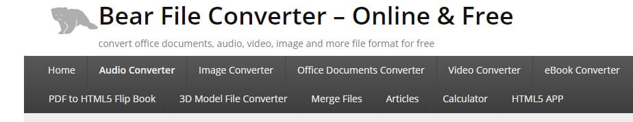 how to convert mp4 to xvid using Bear File Converter