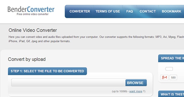 convert video to mp4 benderconverter