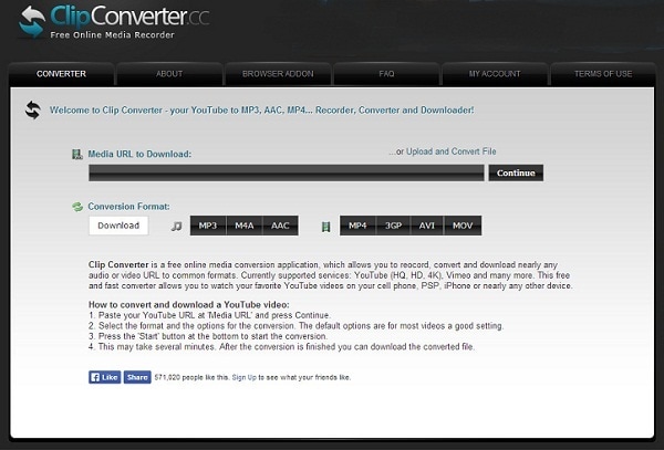 Convert Video, Audio, Link Free Online in All Formats #1