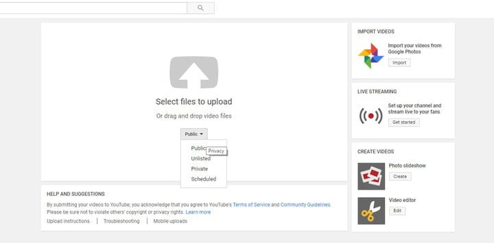 upload mp4 to youtube