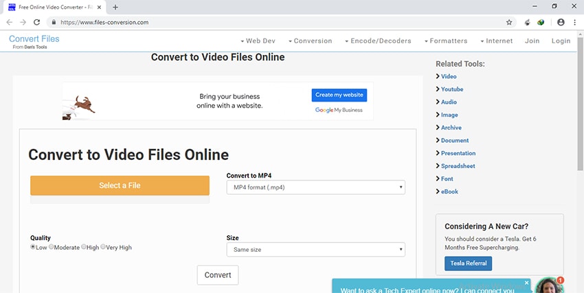 Online MP4 to 3GP Converter convertfiles