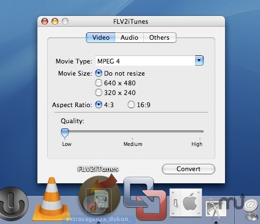 convert flv to itunes