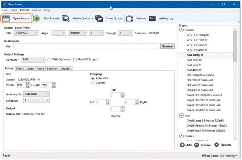 handbrake for mac video compressor