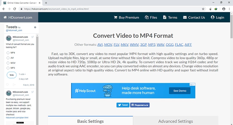 Online OGV to MP4 Converter HDconvert