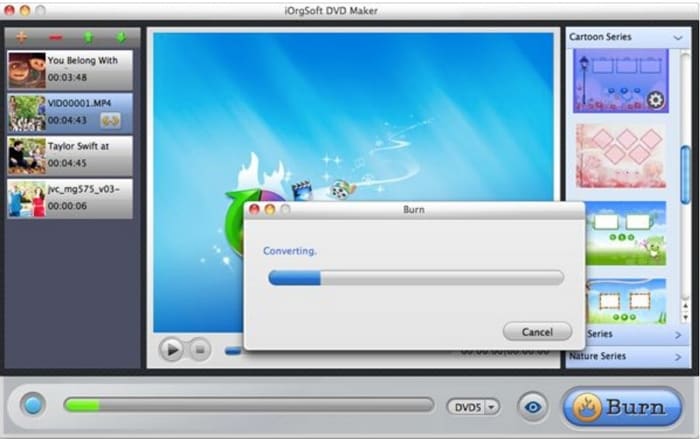 iOrgsoft Free DVD Maker for Mac