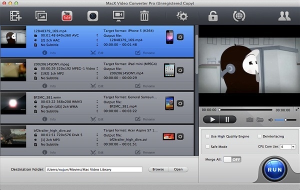 Convertitore video per mac macxdvd