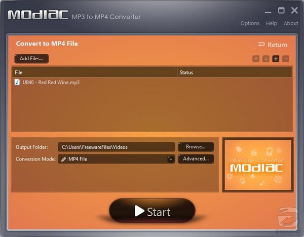 mp3 in mp4 converter online