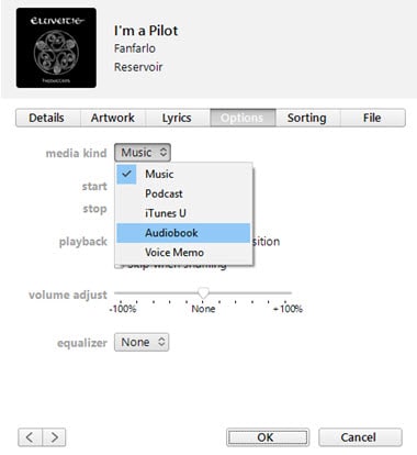 convert mp3 to m4b with itunes