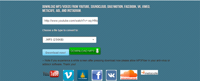 convertisseur en ligne de youtube en mp3