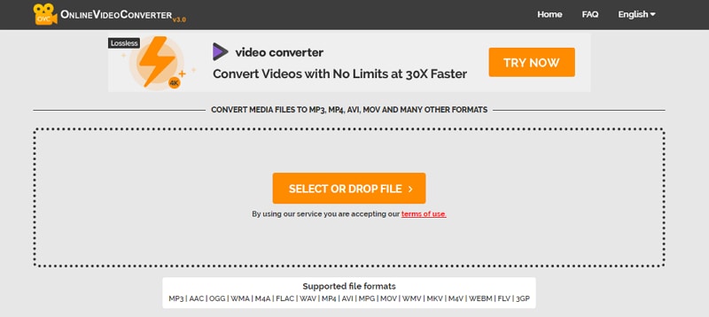 WAV to AVI Online video Converter
