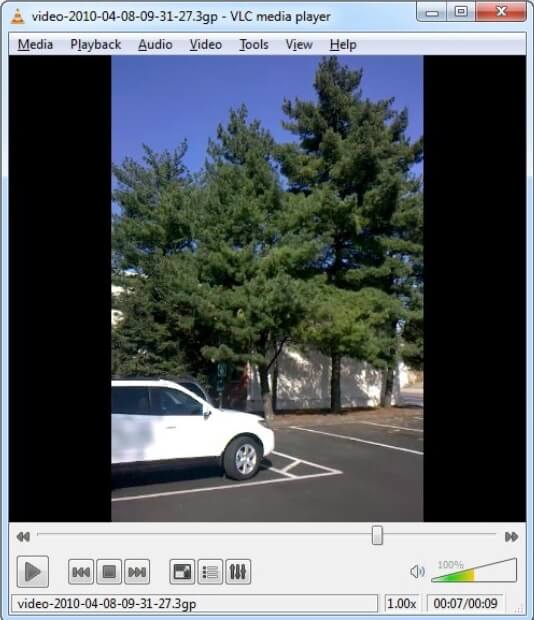 rotate MP4 video in VLC step 4