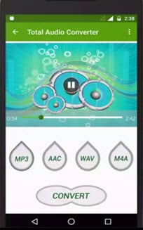 aac to mp3 android