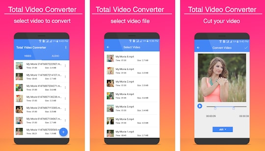 android app video to mp4 converter