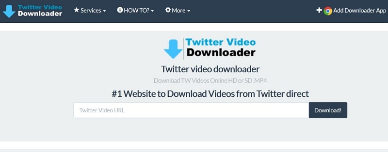 Twitter Video Downloader - Download Twitter video to mp4