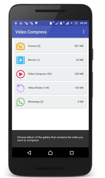 Video Compressor App for android with Video Compress app