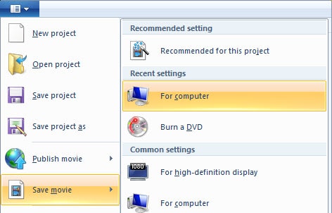 arquivo windows movie maker para mp4