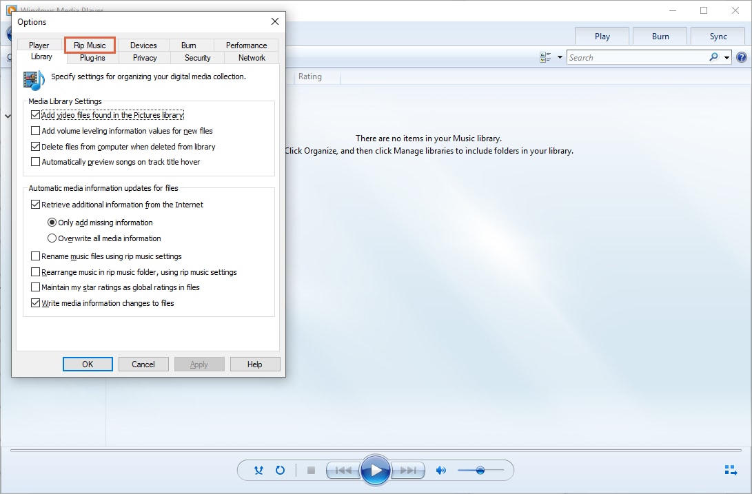 Seminario Por ensillar Tutorial para Convertir M4A en MP3 en Windows Media Player